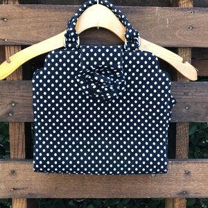 Vintage polka dot purse